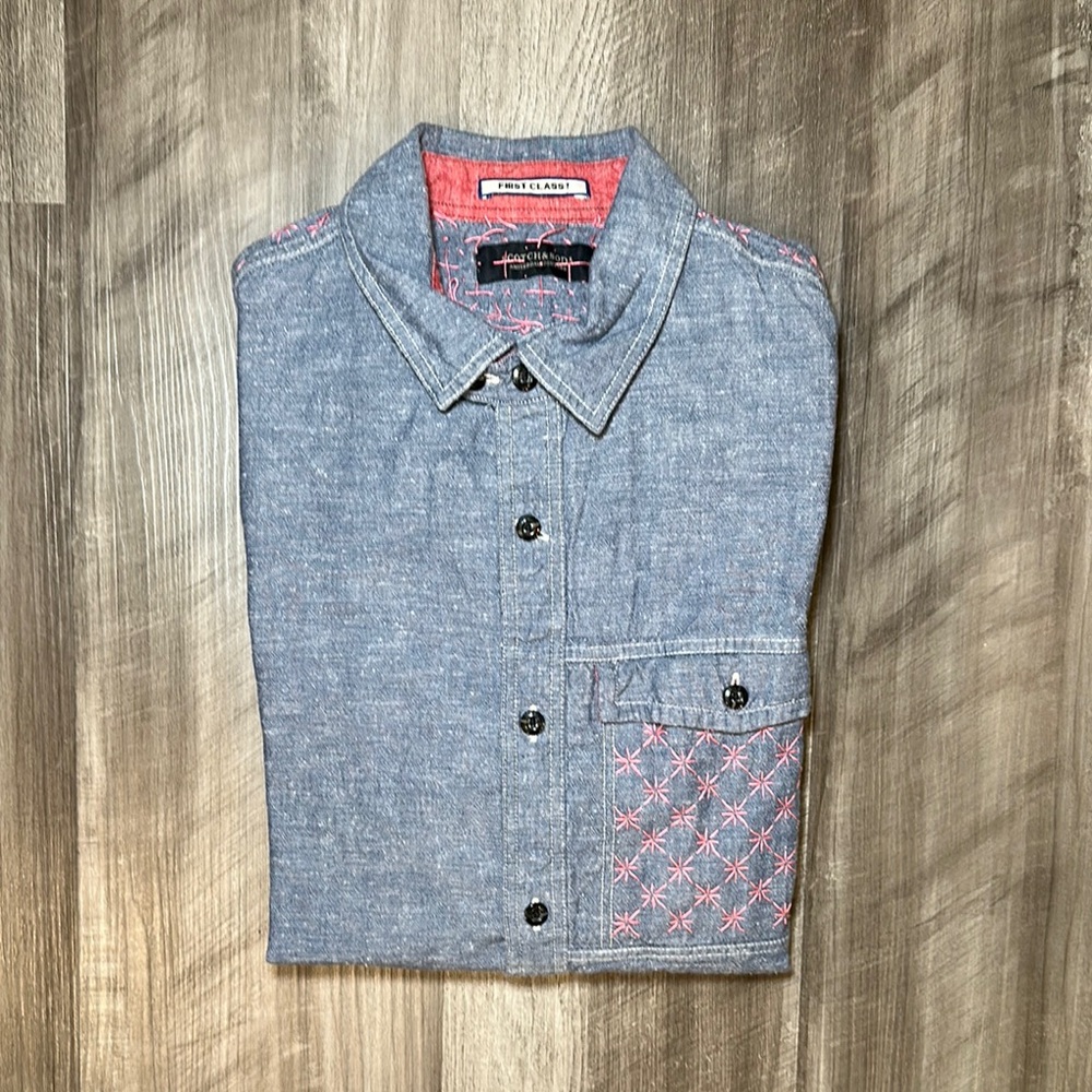 Scotch & Soda Embroidered Button Down